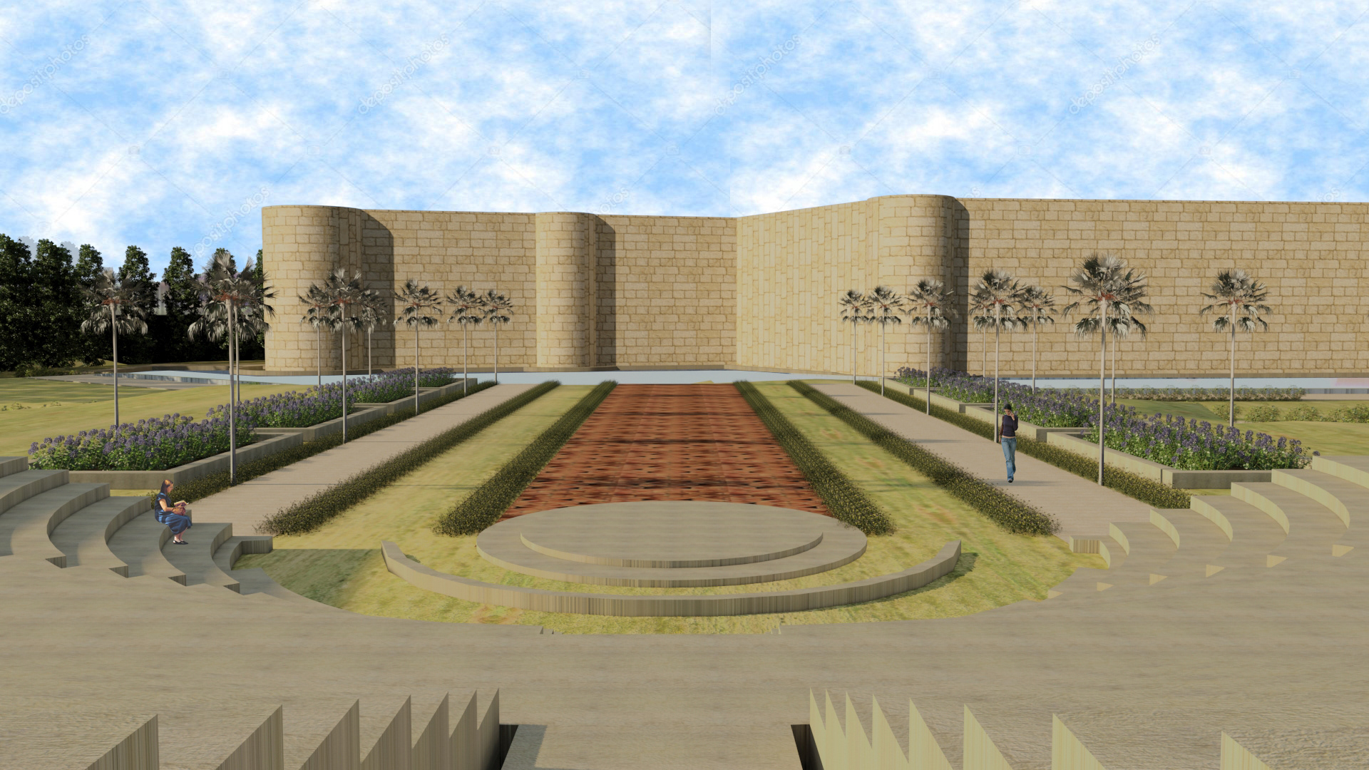 Salah-Al-Din Citadel Hillside Landscape Project-1