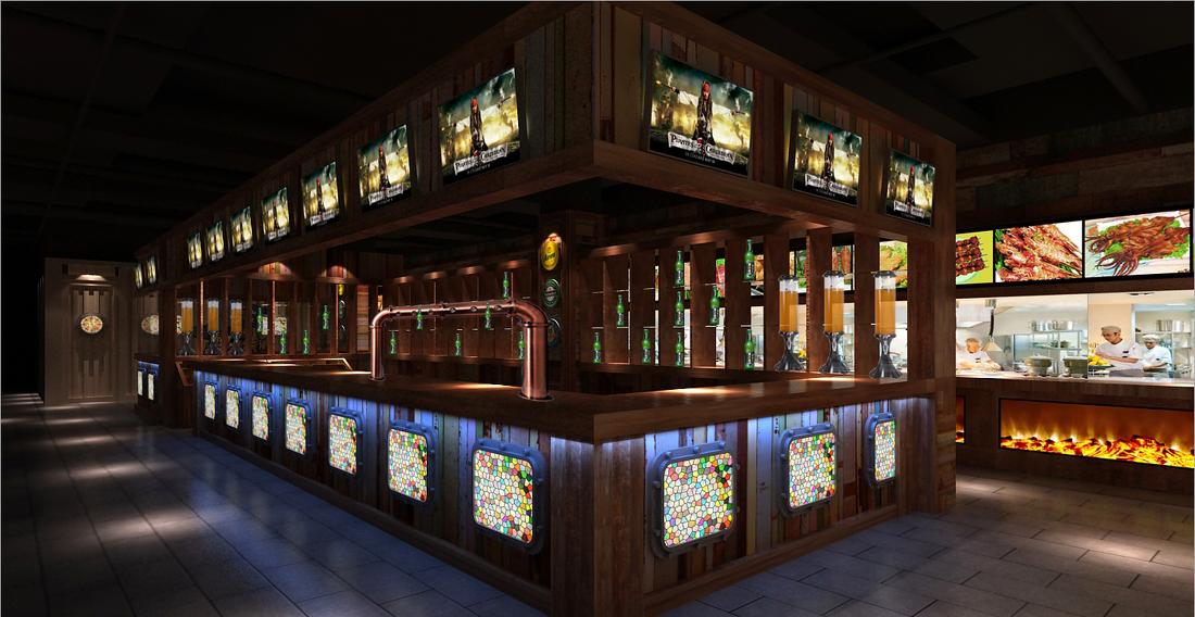 万骏设计/牙缝烧烤俱乐部餐厅-5