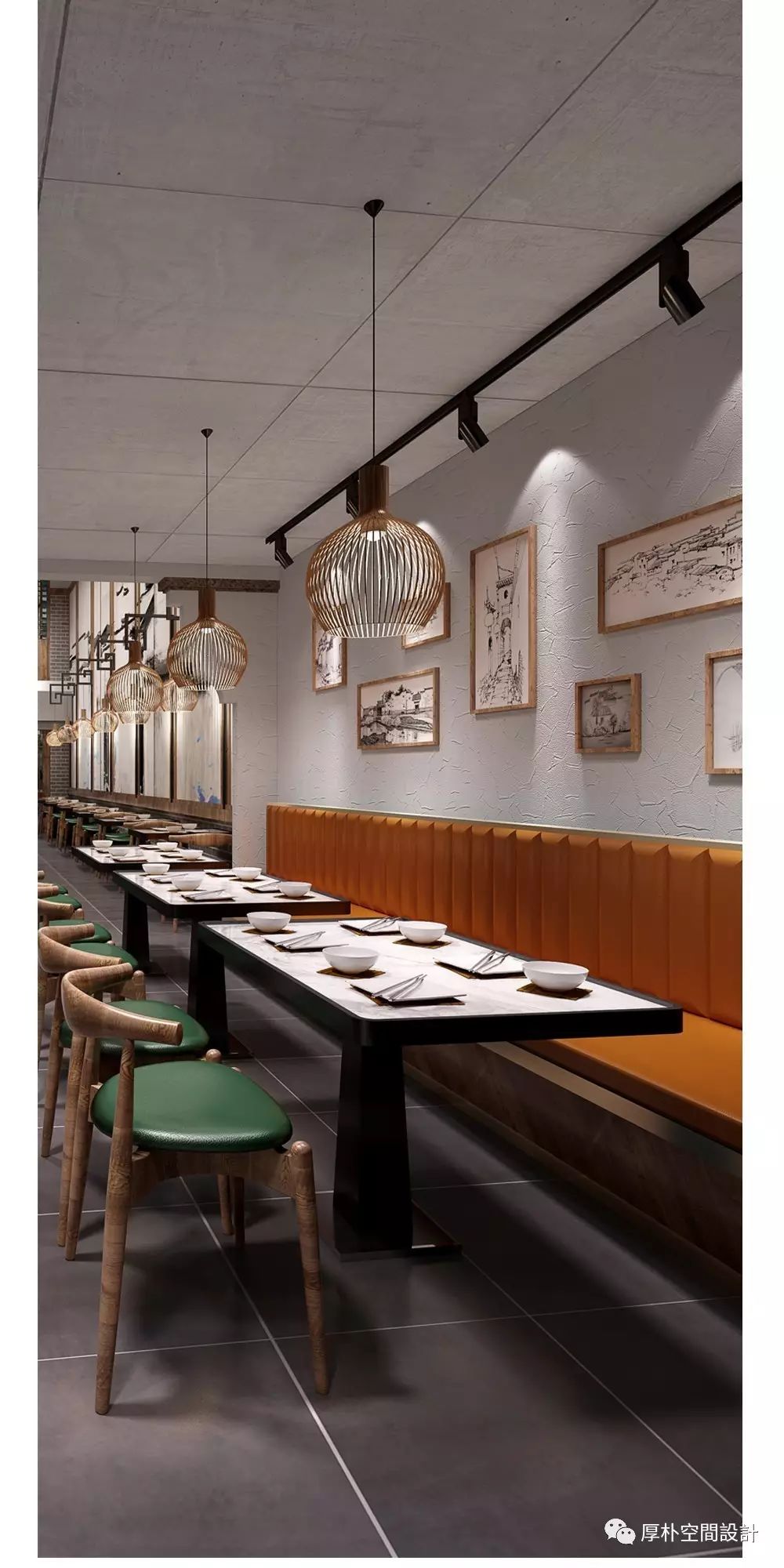 皖韵禅意,悠然生活——{来皖面}面馆设计-15