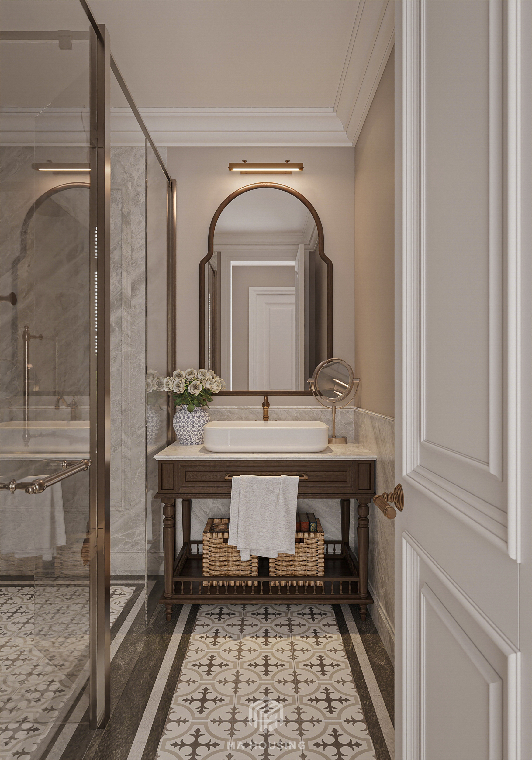 NGUYEN GIA THIEU 别墅主卧室 2 设计丨越南河内丨MA housing-14