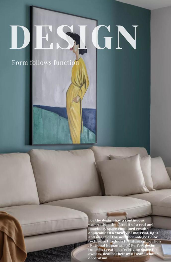 西安 90㎡现代简约两居室设计丨中国西安丨西安夏麦浪空间设计-0