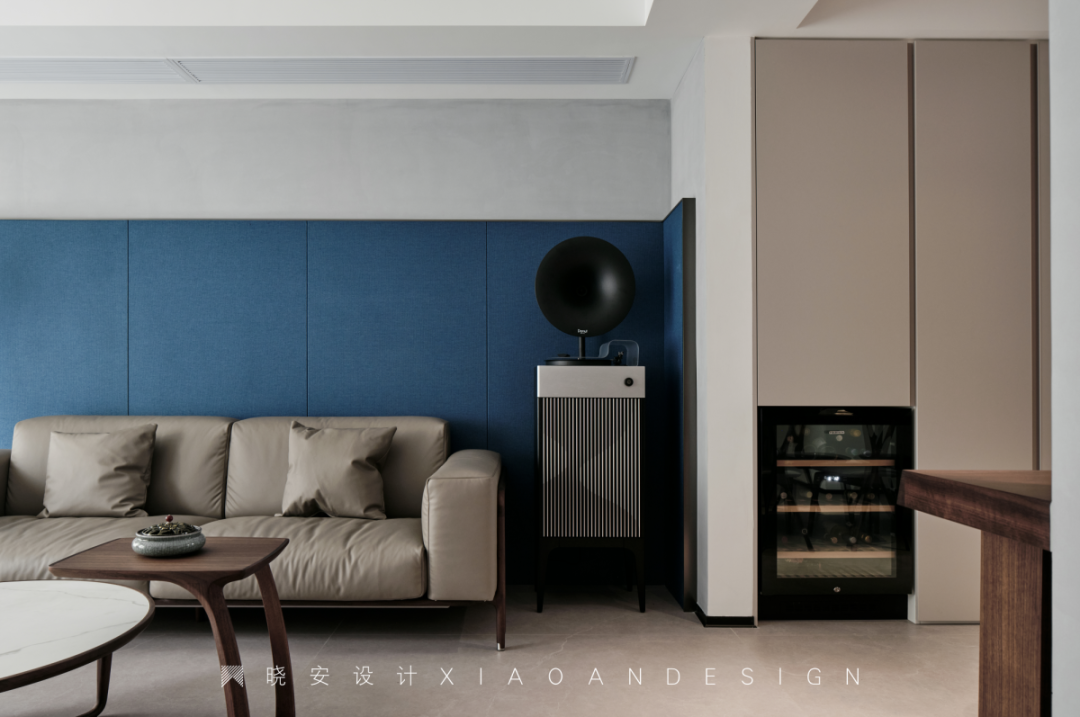 蓝色狂想曲 · 温婉和谐的现代家居设计丨晓安设计-20