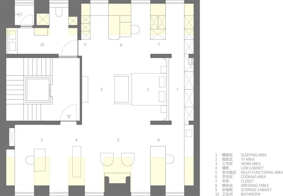 孟莎顶阁楼居所丨中国上海丨栖斯设计-51