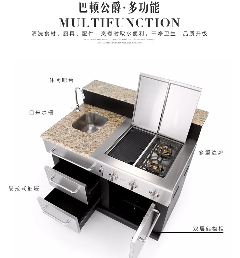 巴顿公爵庭院别墅烤炉 | 欧式简约之美的巅峰之作-8