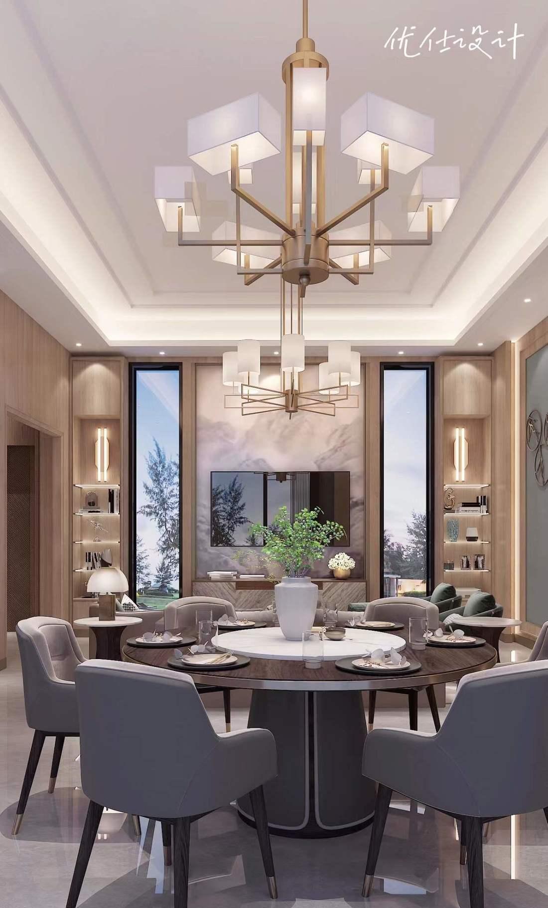 现代中式传承之美·镂空雕花窗格的温婉室内设计-3