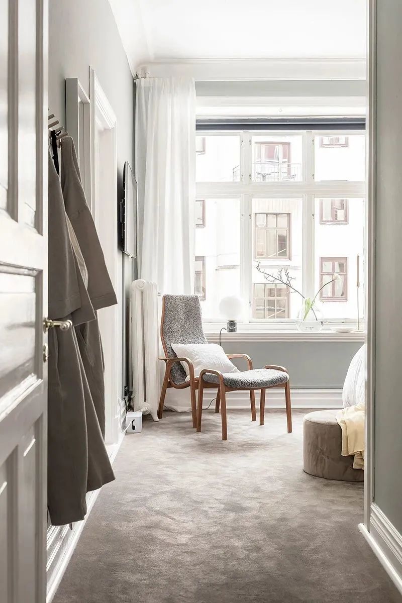 哥德堡北欧米色温暖公寓-24