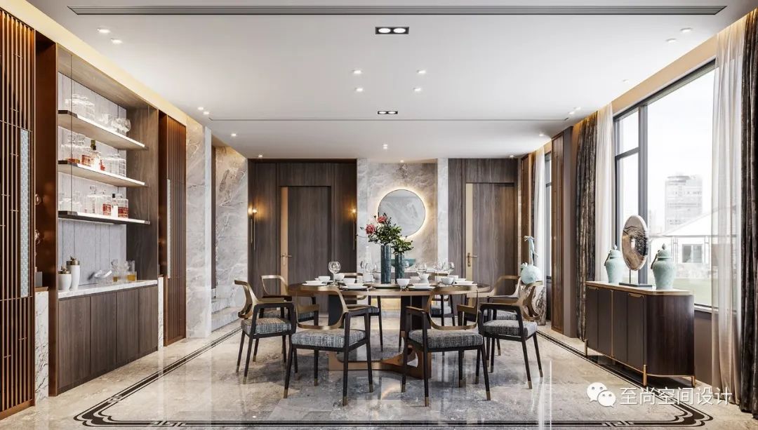 新中式风格丰泰华园别墅设计,诠释东方意境之美-14