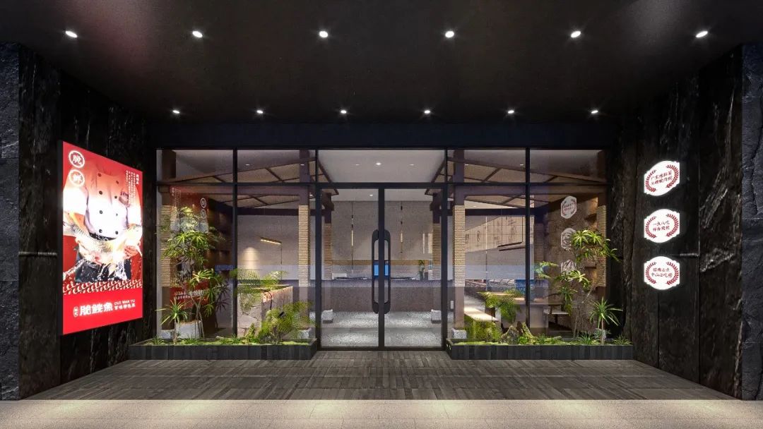 脆皖鱼中餐厅丨中国连云港丨连云港设计力量 点度空间设计-3