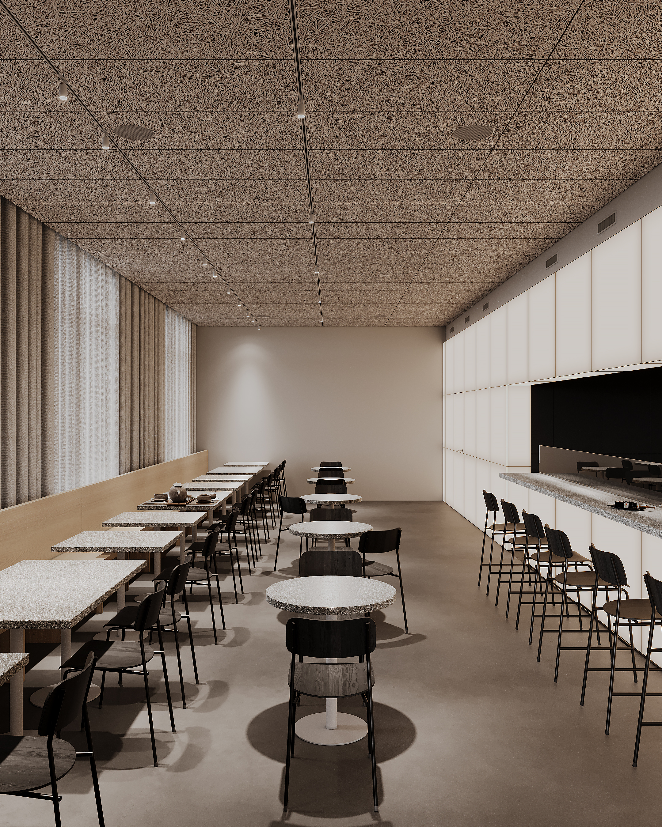 huit在法语中是八的意思，因此可翻译为八寿司餐厅 丨Oleksandra Urtiukova-5