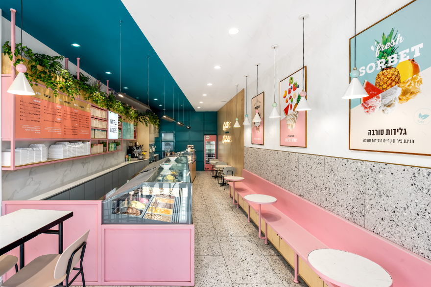 Leggenda Gelato&Yogurt · 现代都市冰淇淋店设计-0