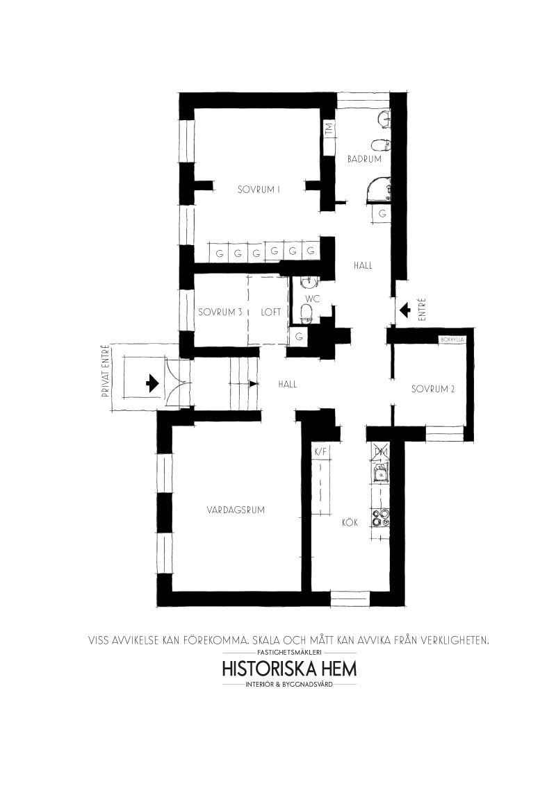 带有黑色家庭图书馆的斯堪的纳维亚式公寓(109 平方米)-33