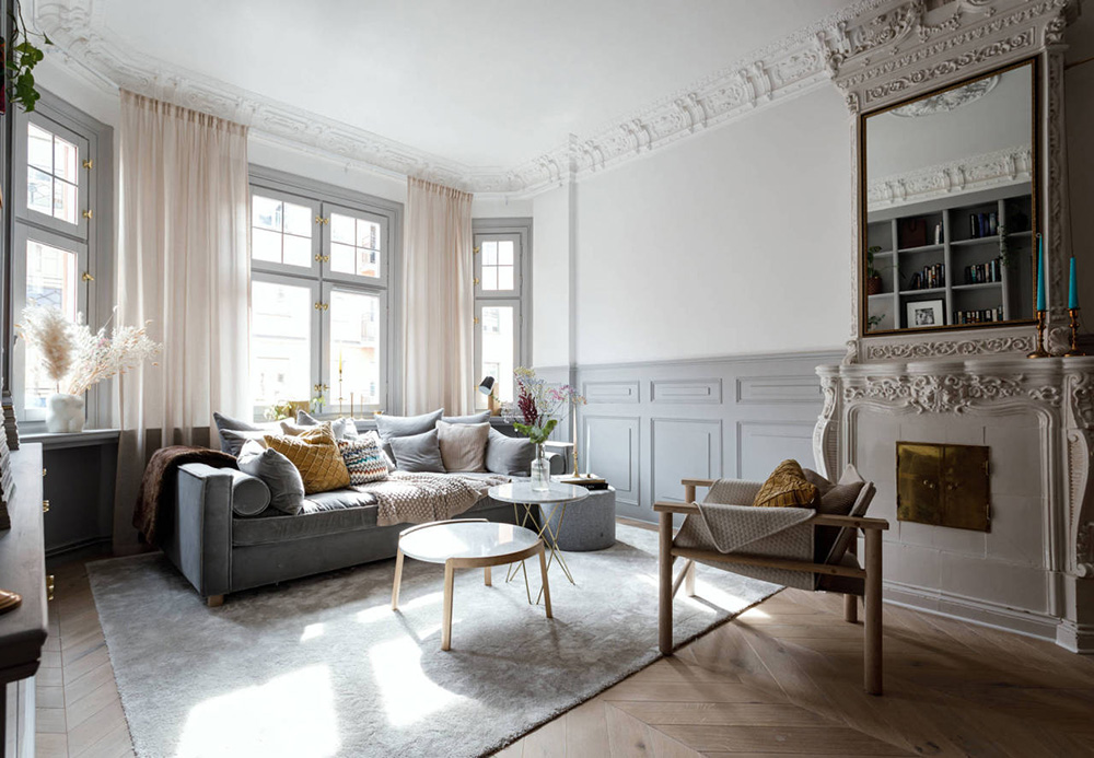 斯德哥尔摩经典公寓 | 古典与现代的完美融合-6