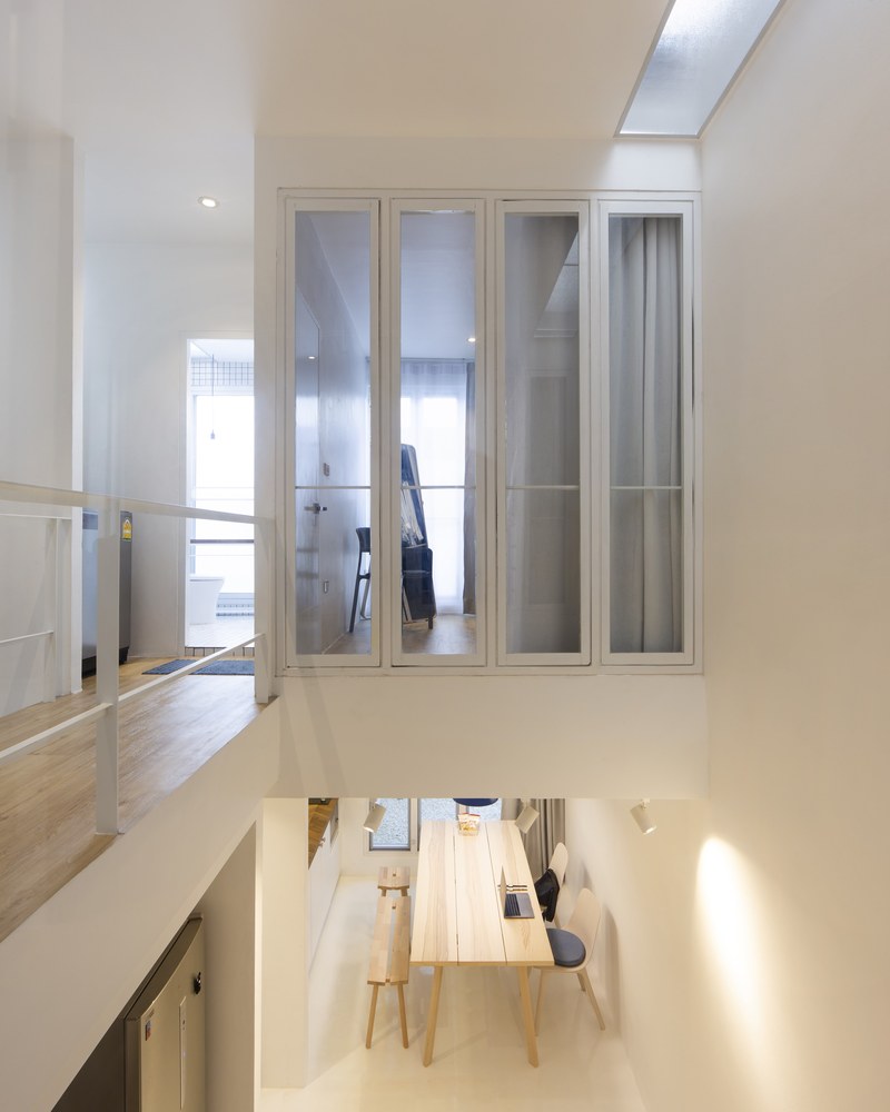 曼谷 80 年代联排别墅翻新 打造开放式高隐私家居-52