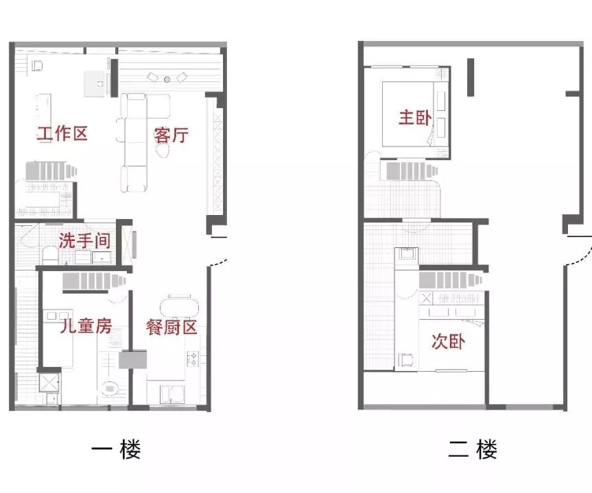 76㎡小户型变三层复式,丹子主妇的室内设计奇迹-17