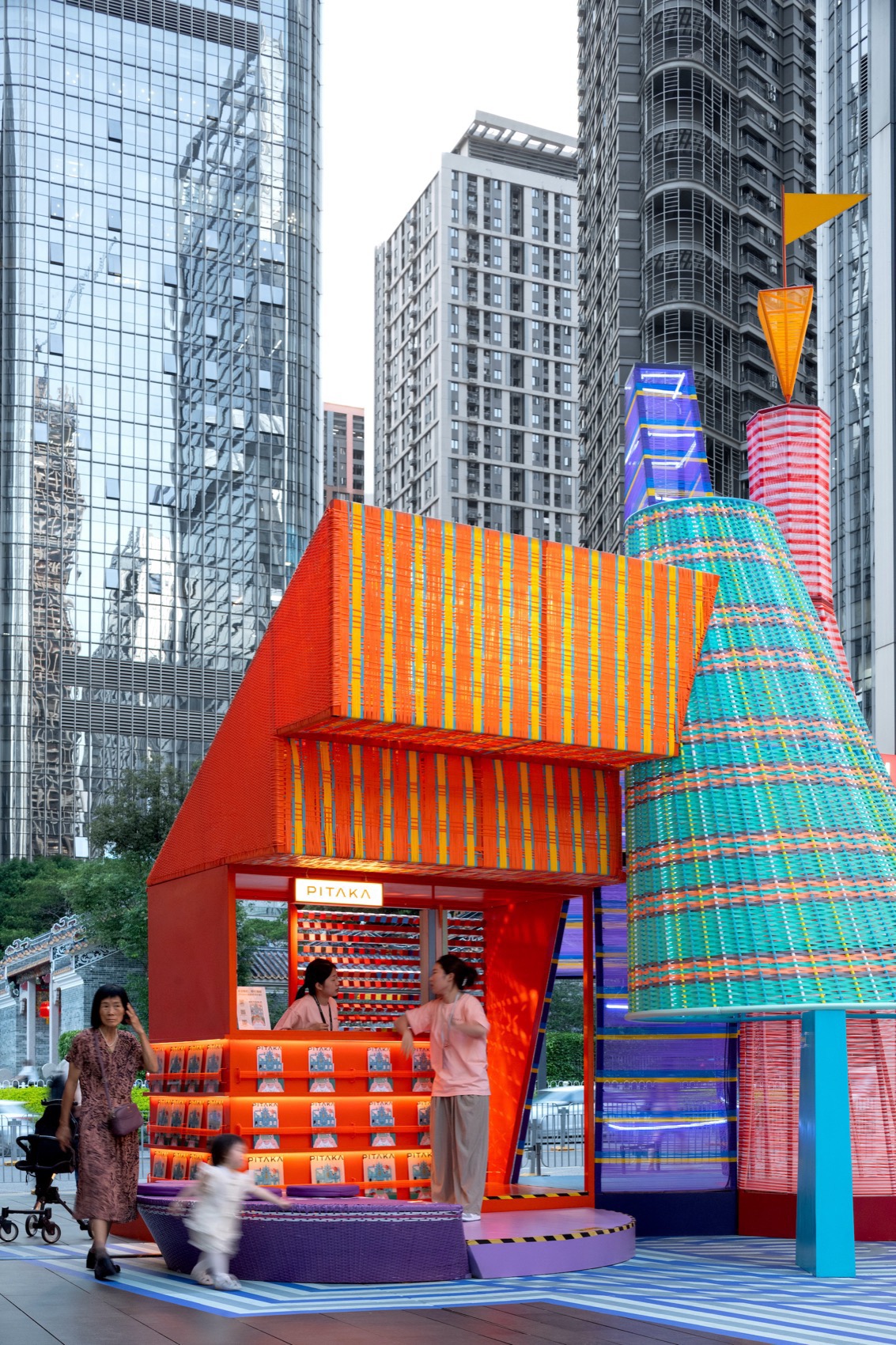 “编织城市 & 织梦屋”公共艺术装置 / 大星吉子设计工作室-70