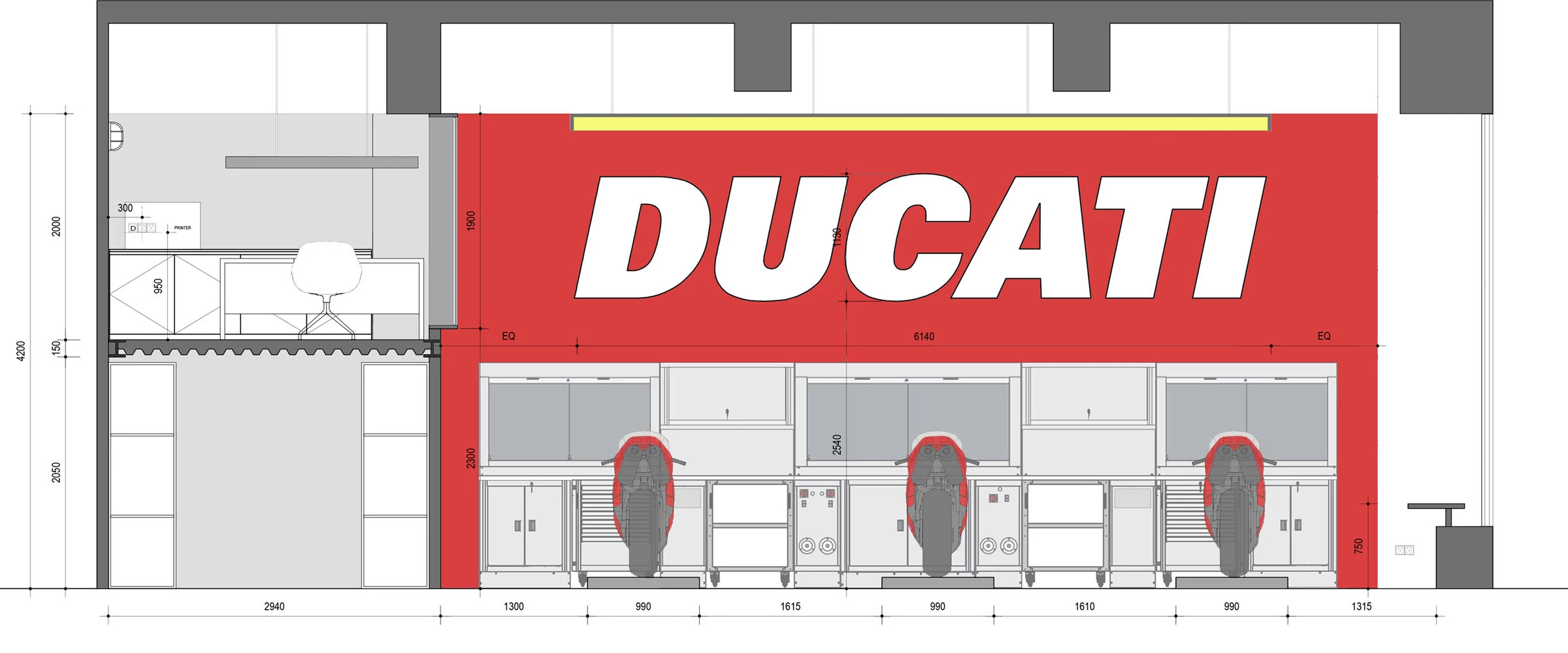杜卡迪培训中心丨中国丨Bylu Design-26