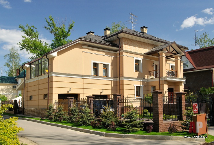 重建的新古典带阁楼乡村住宅丨拉里因·德米特里,拉里娜·叶莲娜-8