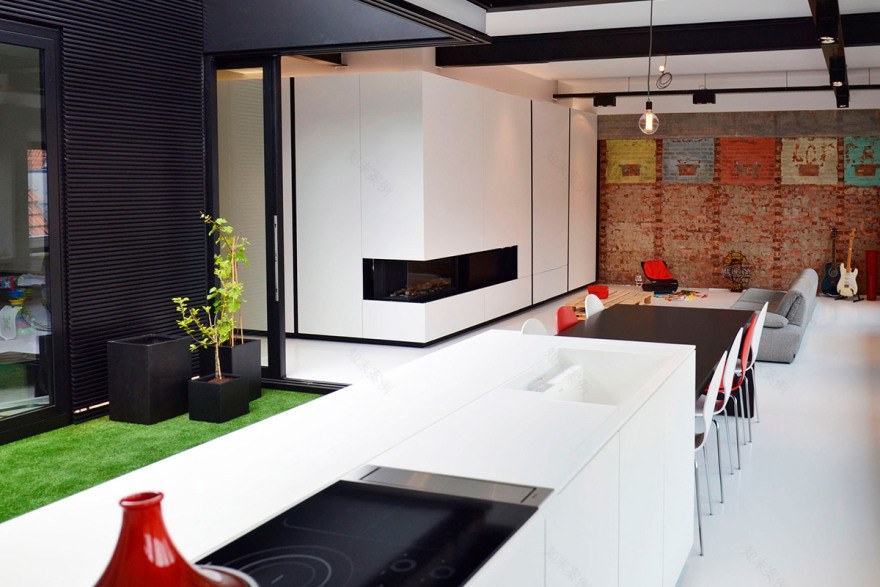 精英公寓的震撼阁楼项目丨比利时丨比利时Aeon Architecten建筑公司-11