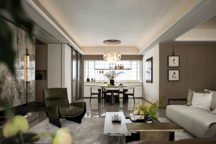 广佛万科天空之城 143 户型样板房丨中国佛山丨深圳 GNU 金秋设计-21