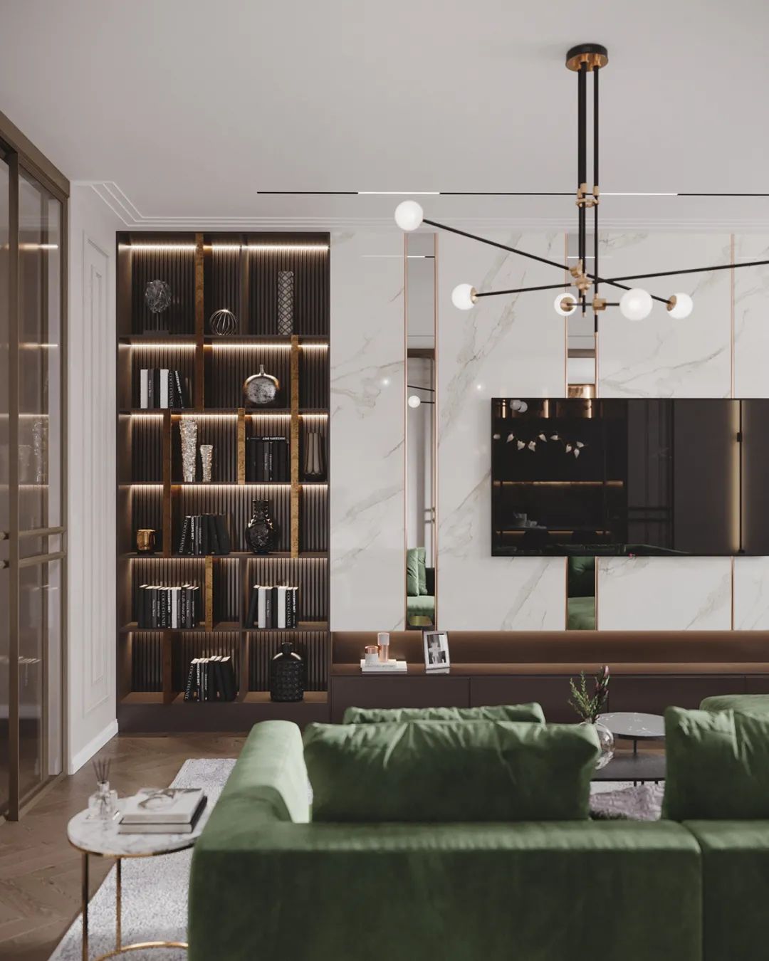 ANNA MARSO 轻奢公寓设计-23