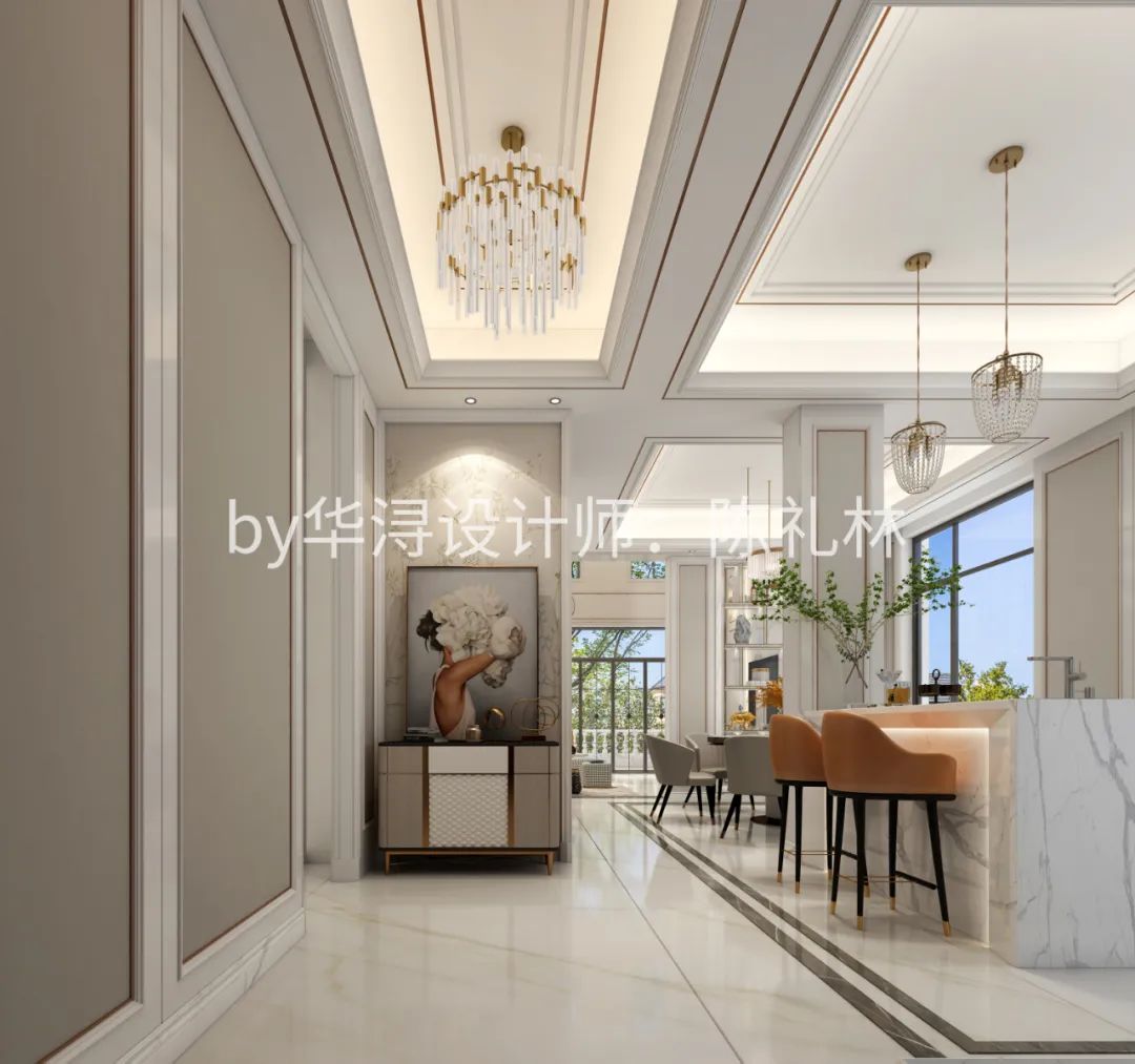 南沙天玺湾简欧轻奢风家居设计,精致生活典范-18