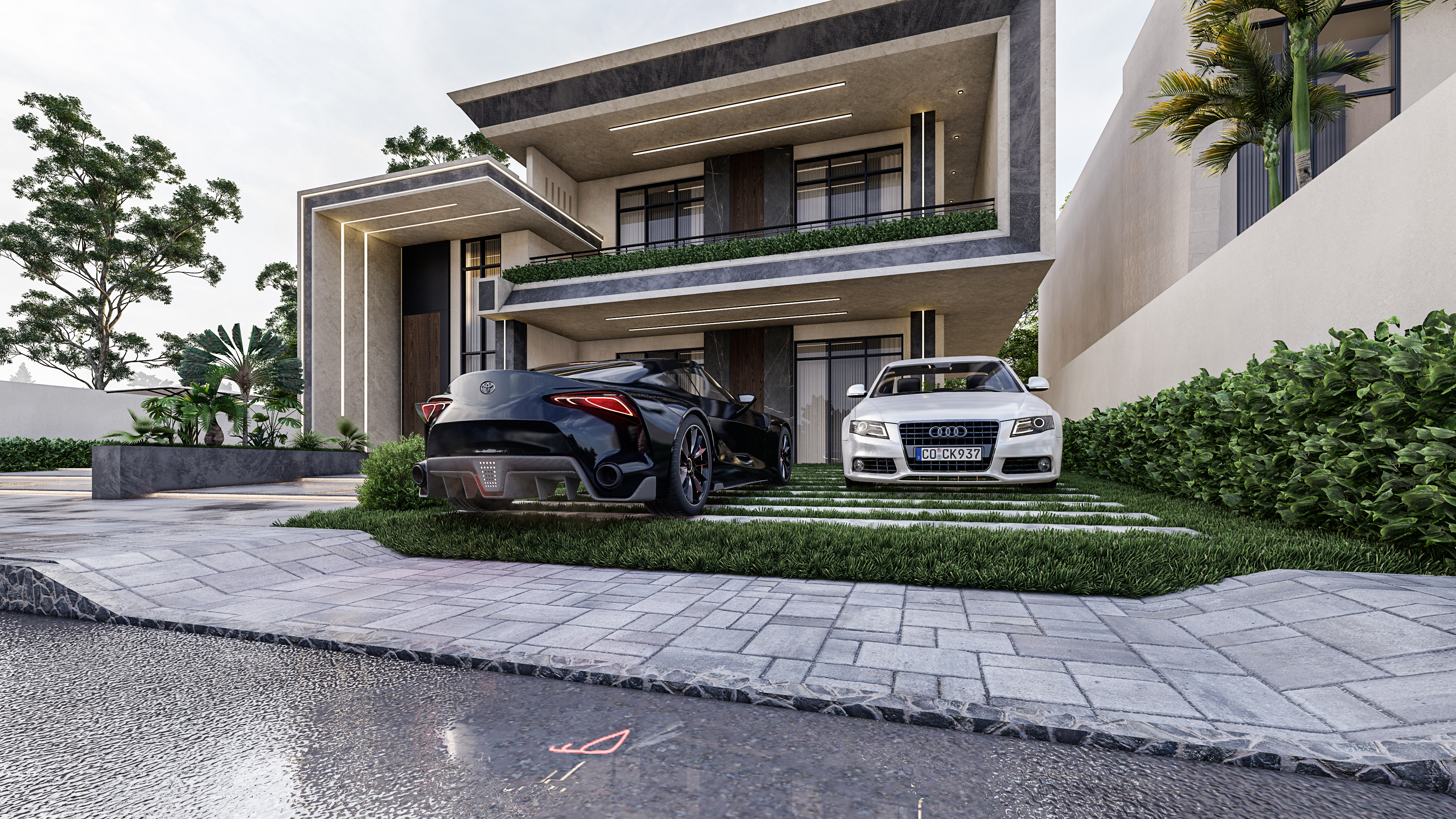 现代迪拜别墅丨阿联酋迪拜-3