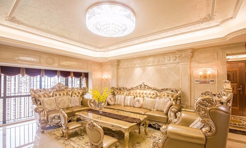 皇家欧式大平层，打造奢华空间新境界-4