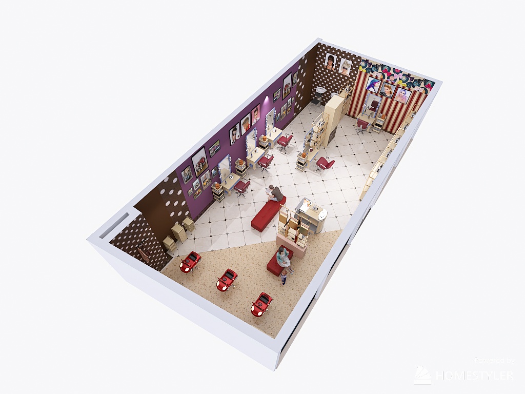 Дизайн-проект Семейной парикмахерской-6