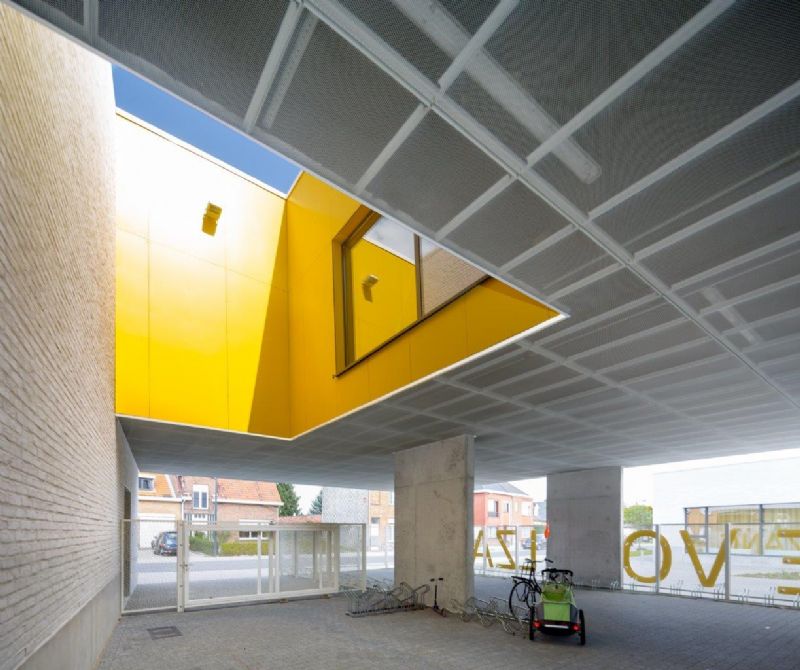 De Vogelzang Oostakker学校改造项目丨比利时东佛兰德-7