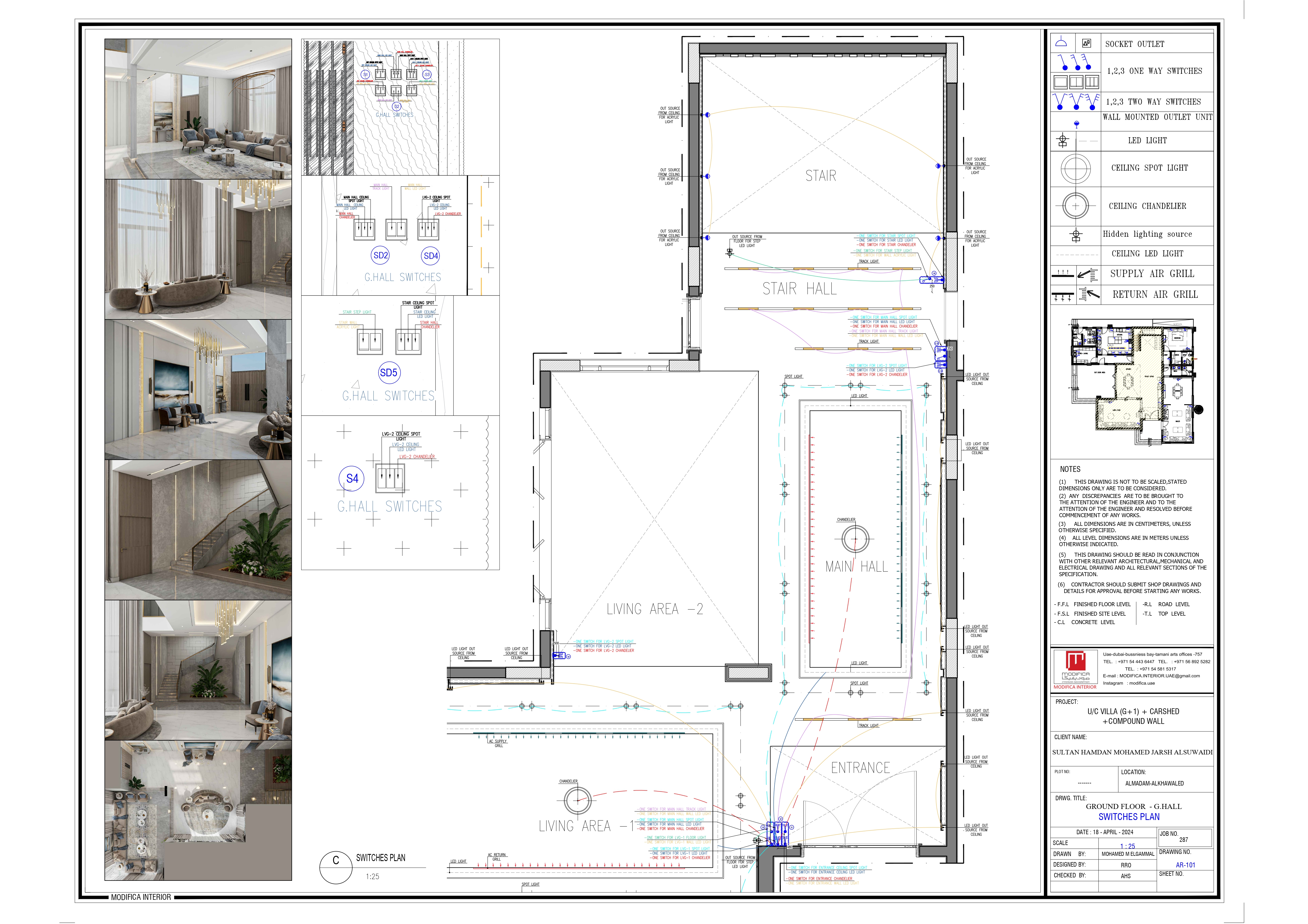 地面大厅商店图纸丨阿联酋丨MOHAMED M ELGAMMAL-14