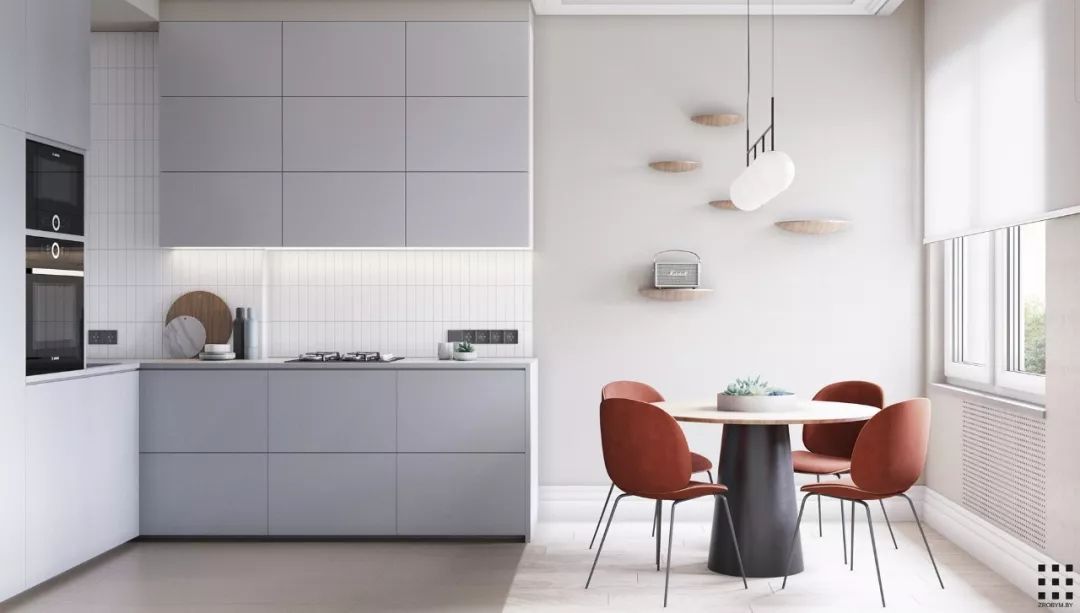 极简北欧风公寓设计，空间元素增添艺术风味-16