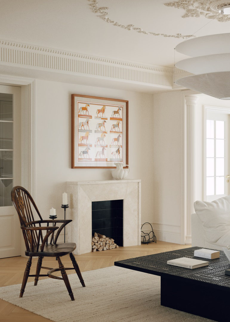 私宅设计丨轻法式+奶油风住宅丨中国嘉兴丨為设计-7