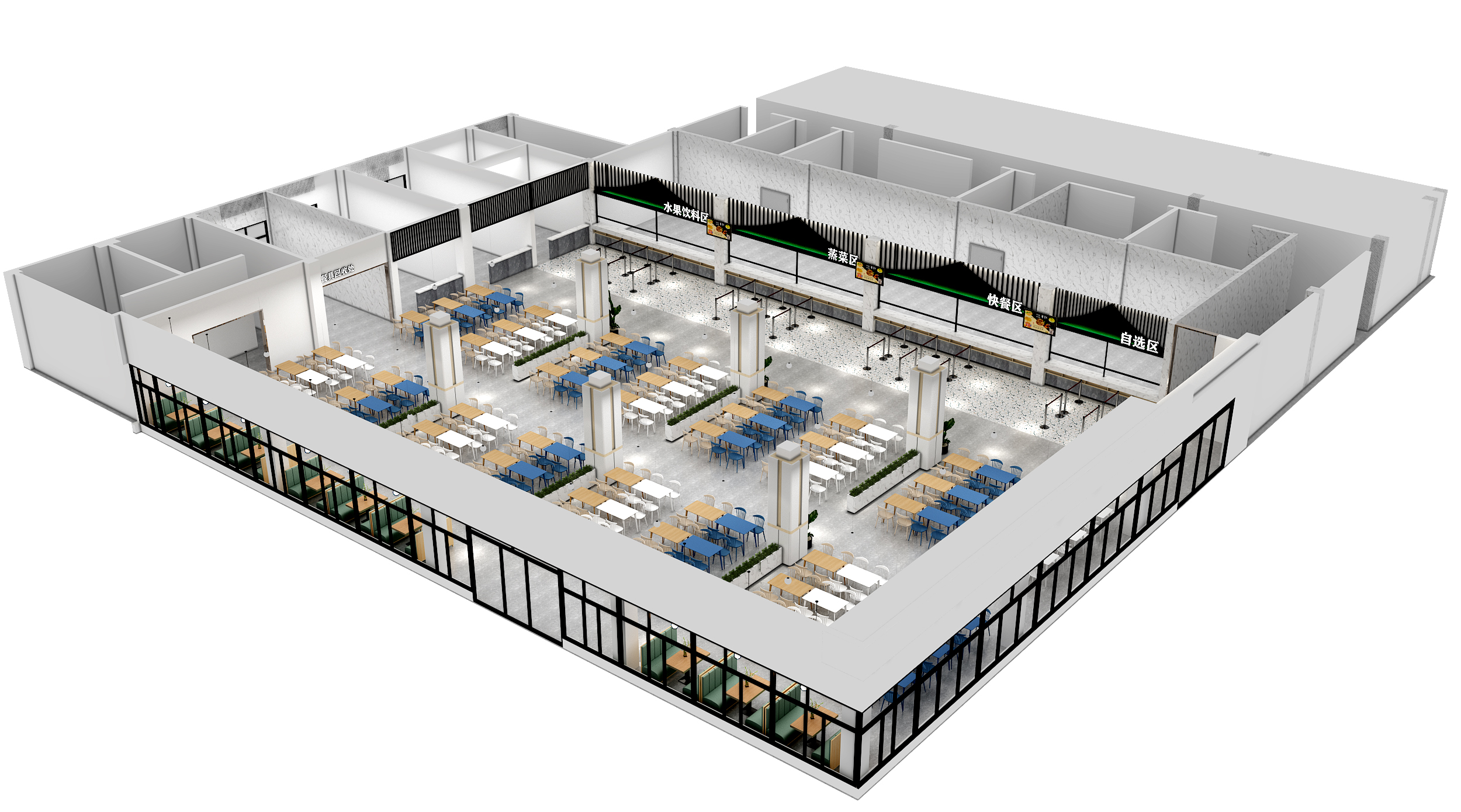 经贸学院食堂改造-0