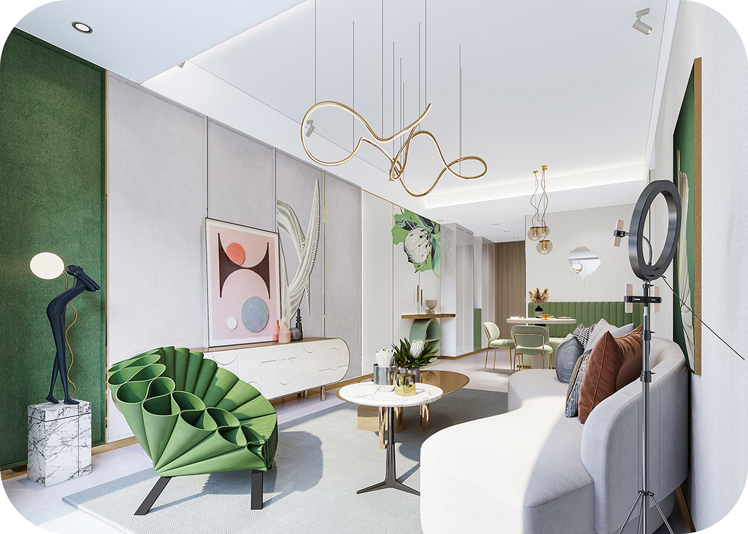 平湖爱情·花漫里样板房丨上海天鼓装饰设计有限公司-33