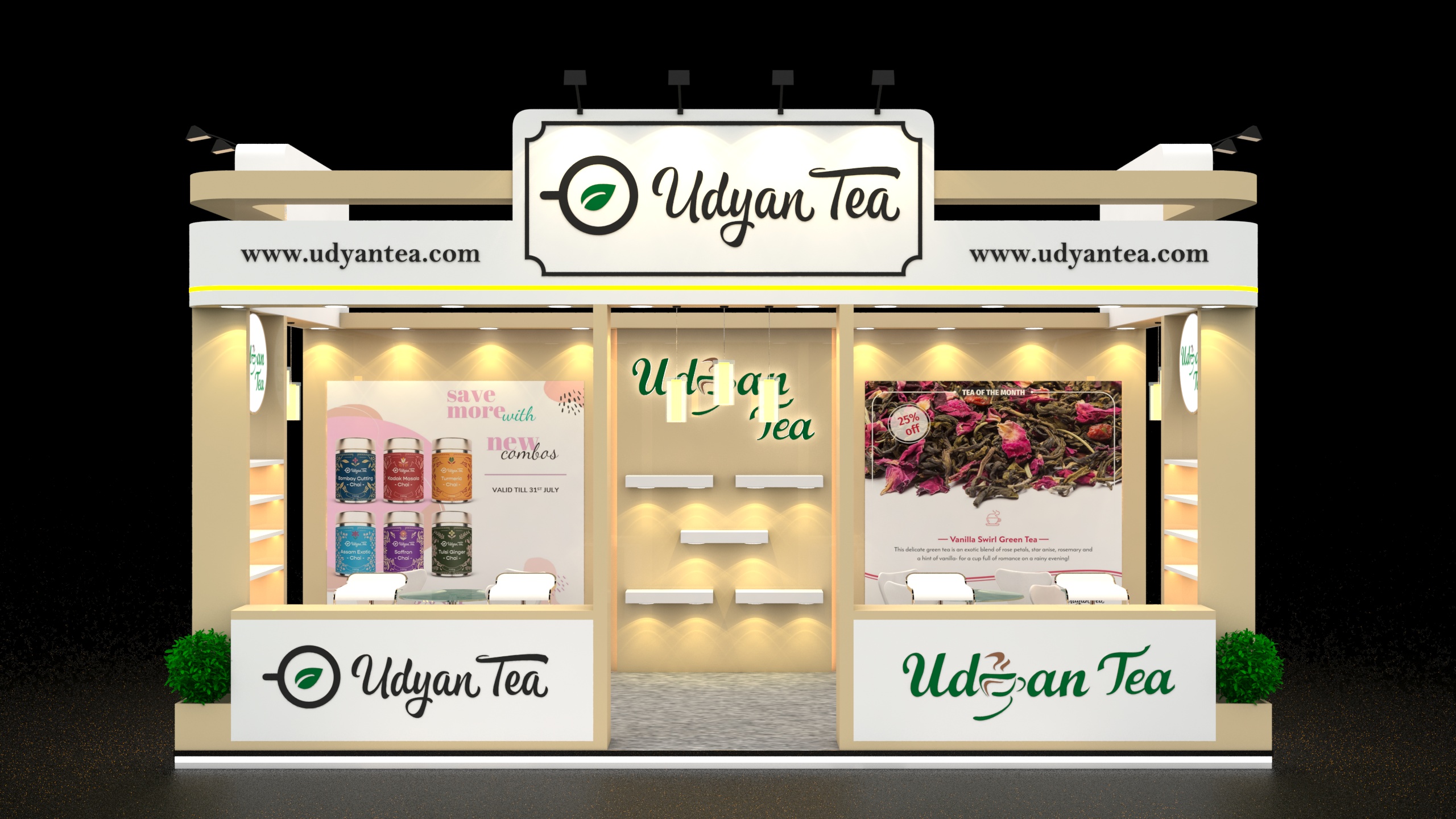 udyan tea 6x3 3 side open-0