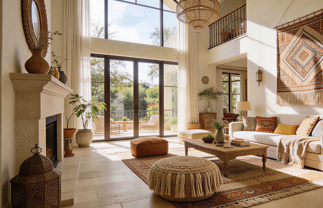 AI解锁波西米亚风家装-4