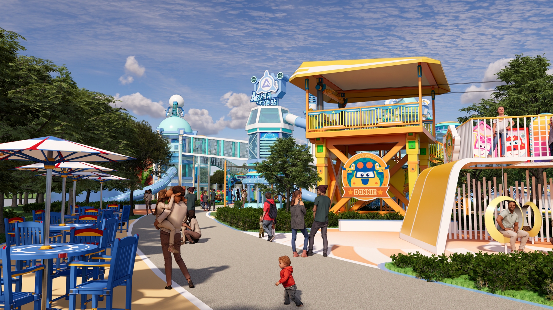 超级飞侠主题乐园概念设计建模-7