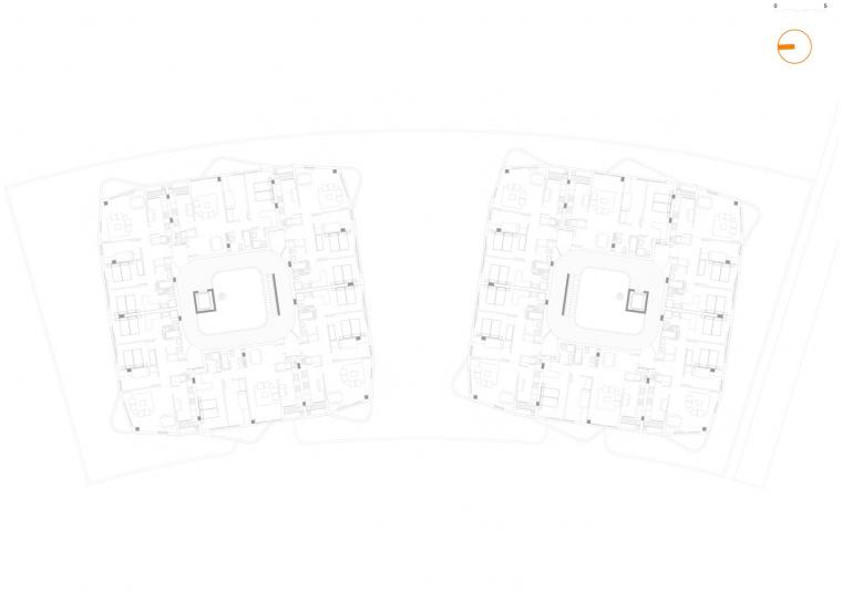 西班牙 58 VPO Torresolo 公寓楼——白色砖块与暗黑色铝材的现代居住建筑-41