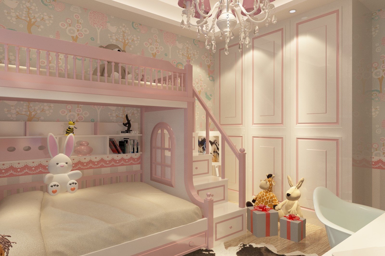 五号工地北欧客厅及女儿房-1