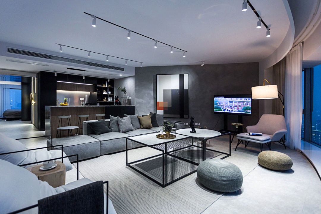 世茂滨江花园 40 万出租房装修，打造大气观景空间-133