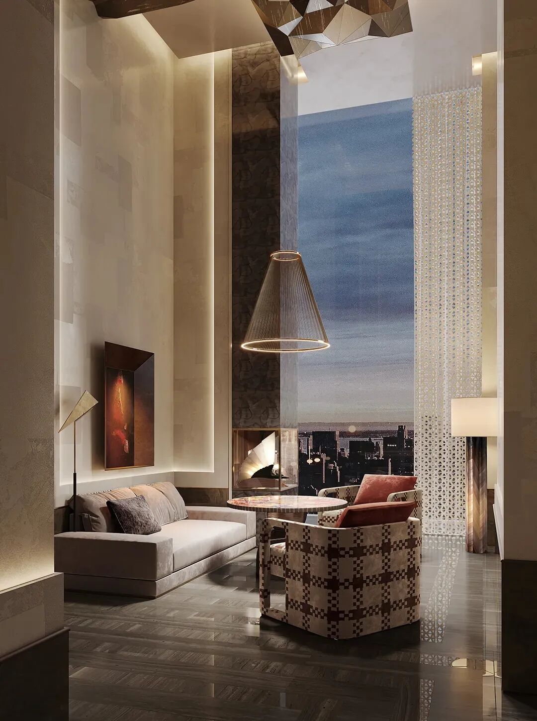 紫香舸×首发  “珠宝级”顶级精奢地产设计, 每一处细节都是高阶审美!-17