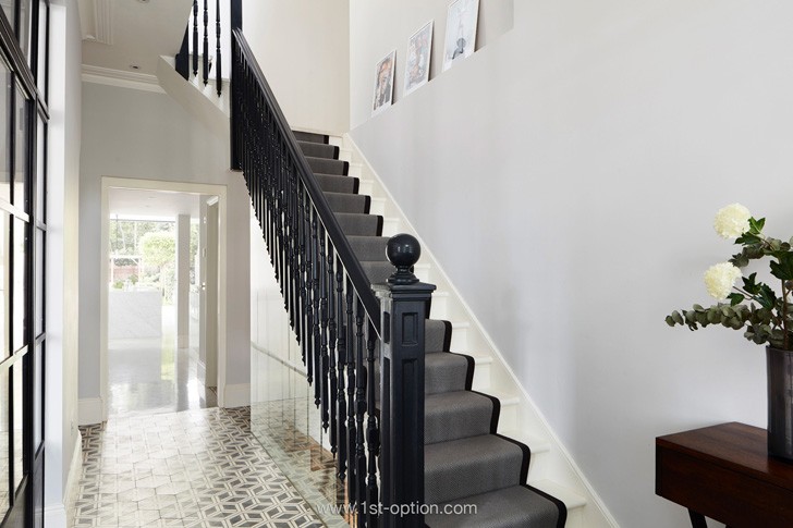 伦敦优雅庭院的联排别墅-13