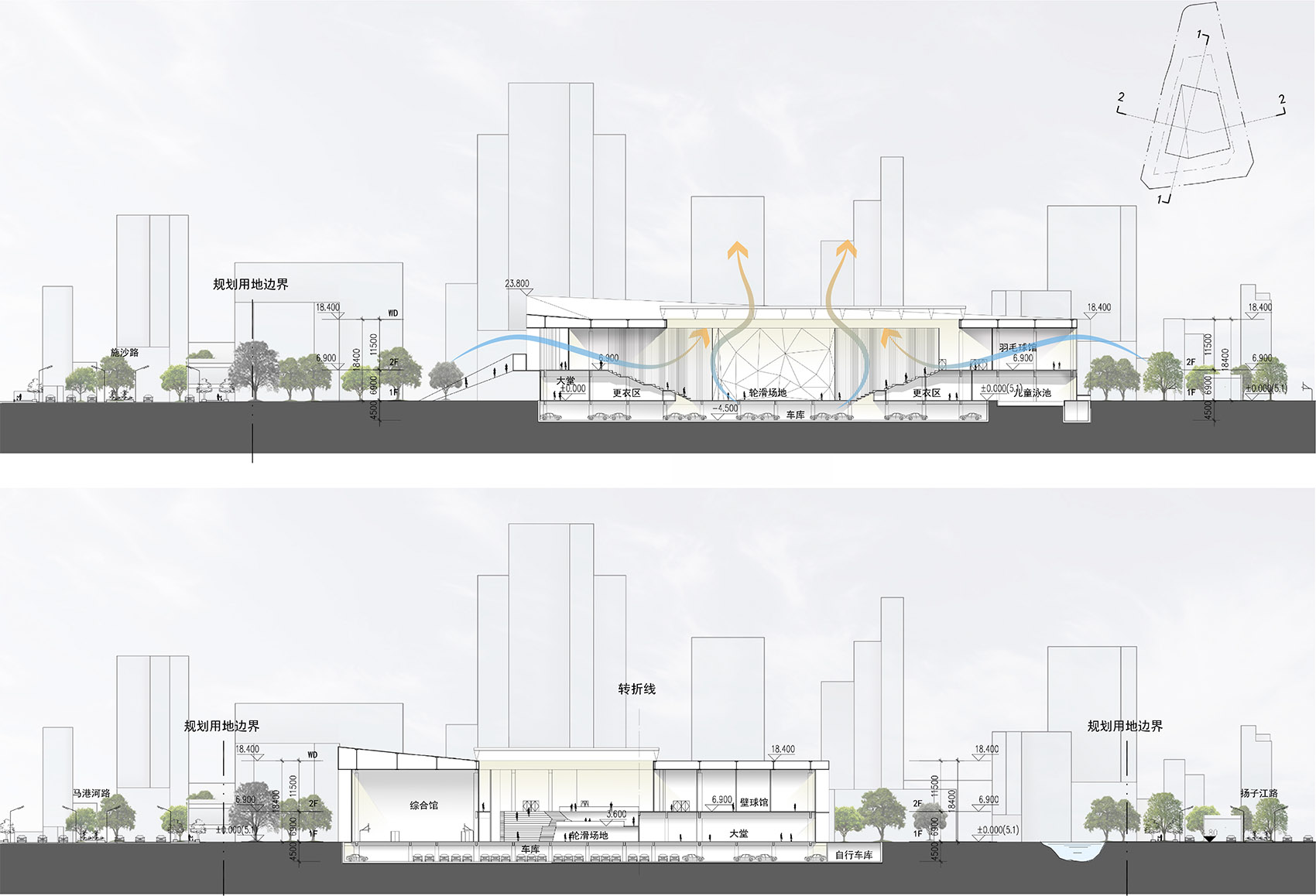 扬州南部新城体育园 / 柏涛设计-112