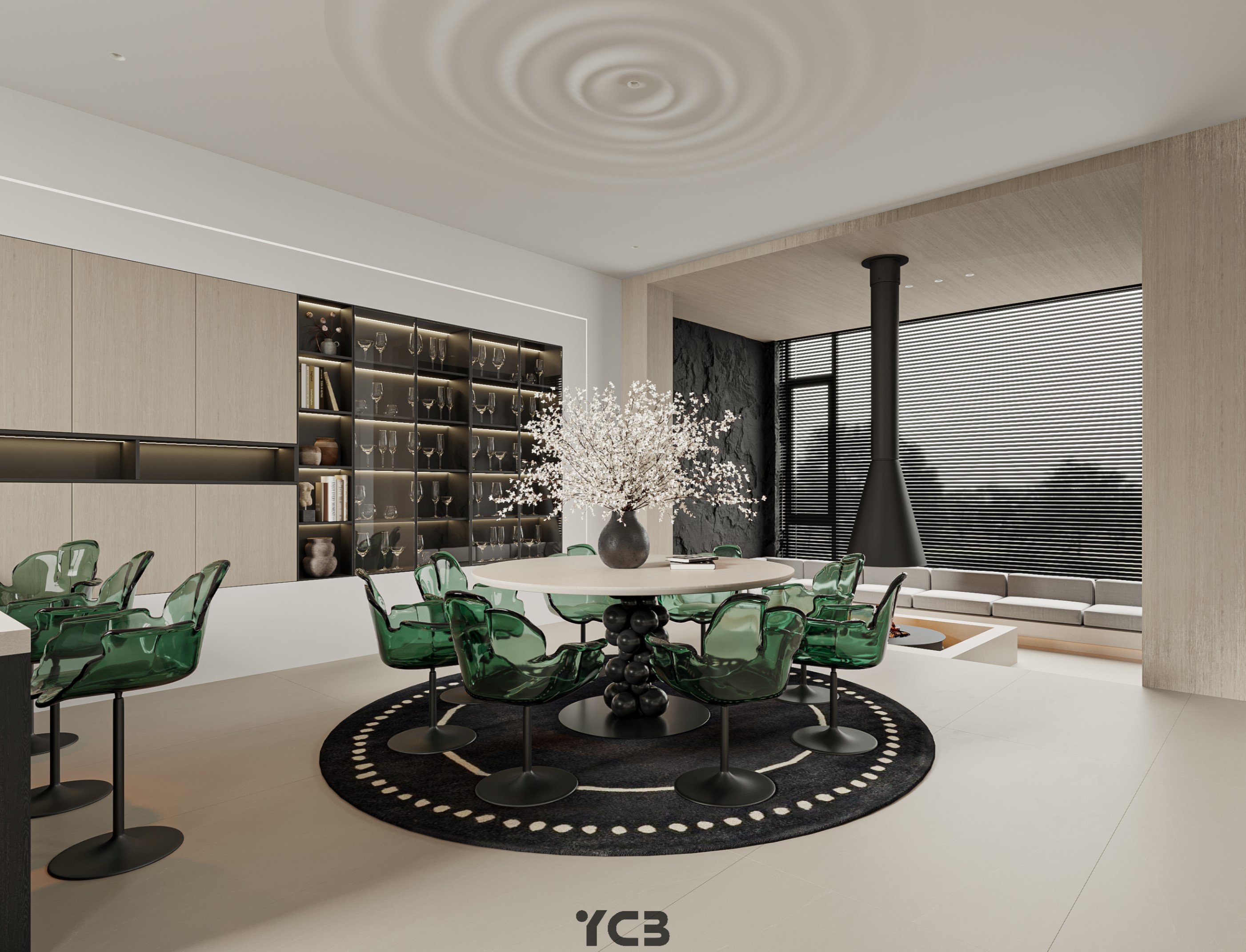 高级极简别墅丨尚层国际设计邱志标-11