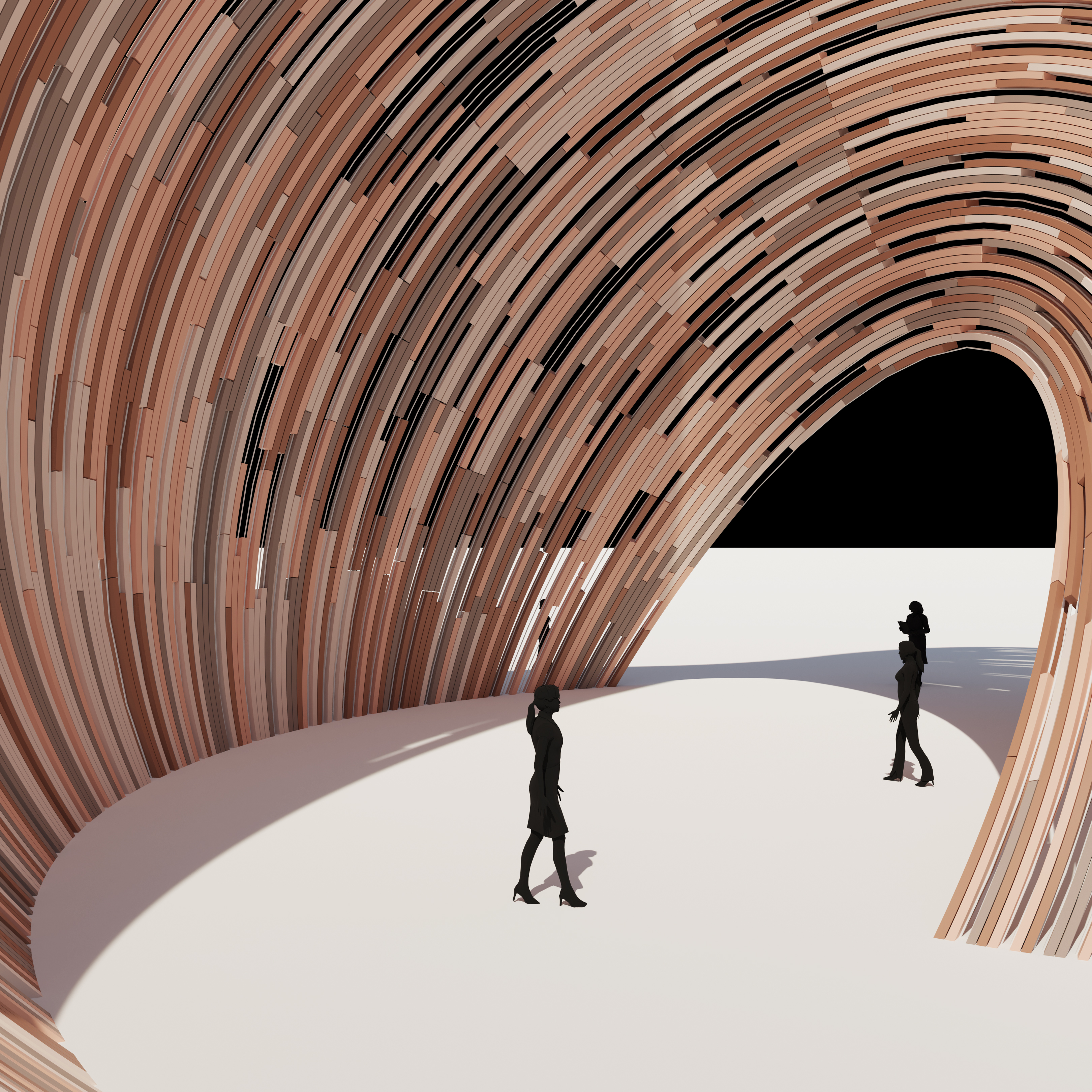 旋转弧形贝壳亭-23