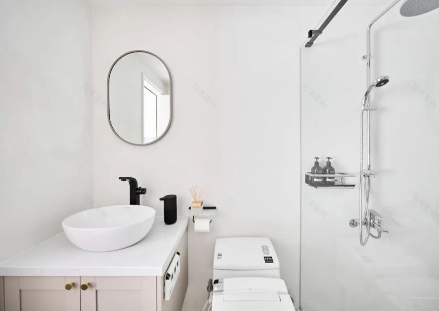 现代黑白灰搭配的北欧风住宅丨工作室-88