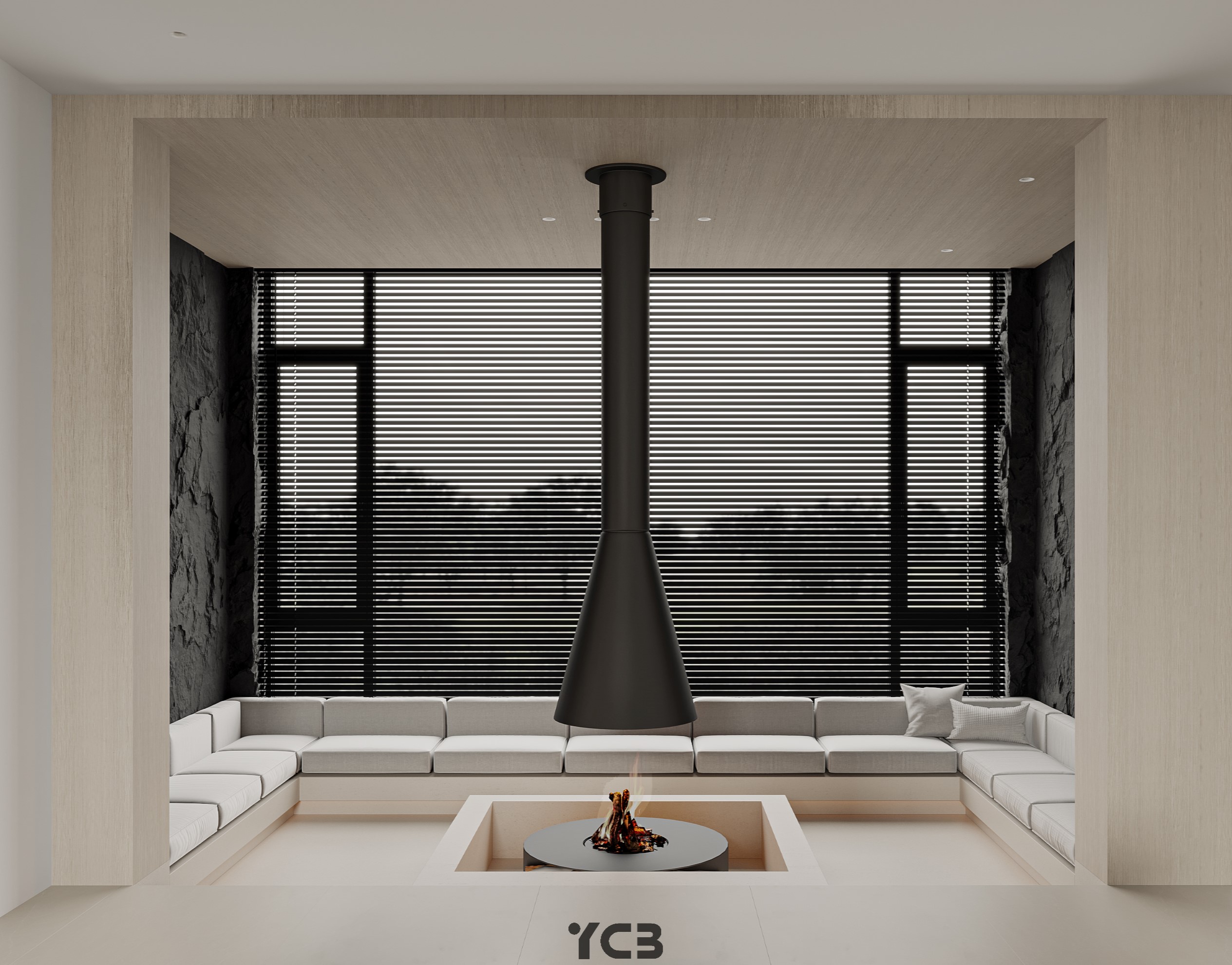 高级极简别墅丨尚层国际设计邱志标-12