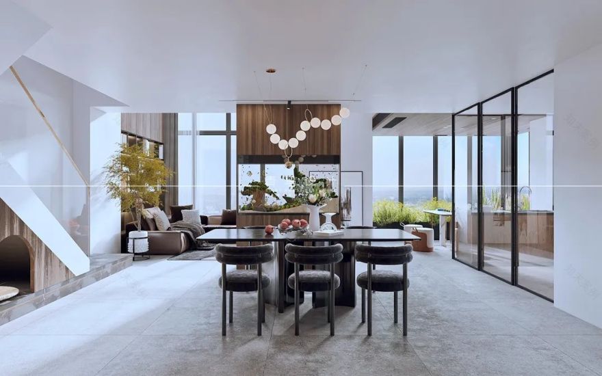 恒天智系Loft公寓丨青马别墅设计-43