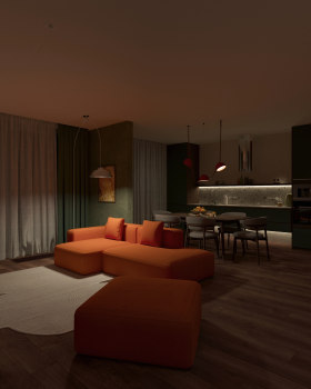 年轻情侣公寓设计项目丨乌克兰基辅丨Diana Chehaieva