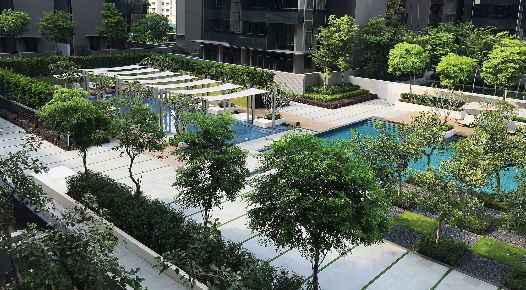 丽墩苑 | 新加坡豪宅的现代景观设计-2